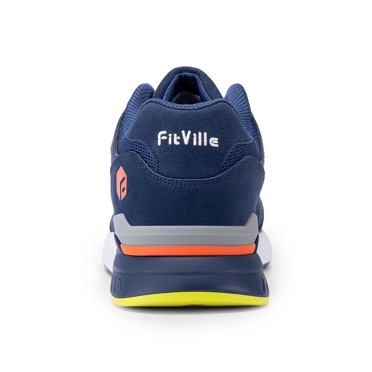 FitVille Men's Walking Shoes Extra Wide Lightweight Sneakers for Flat Feet Arch Fit Heel Pain Relief Non-Slip Running Shoes