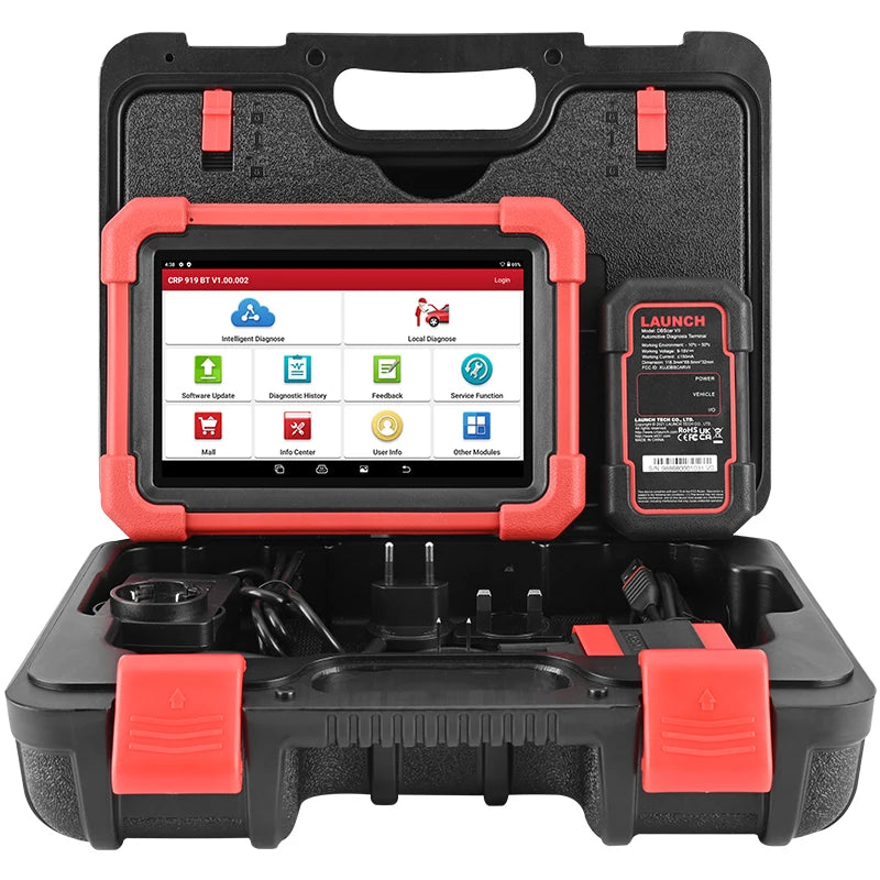 LAUNCH X431 CRP919X-BT OBD2 Scanner Automotive Diagnostic Tools Car CANFD DOIP ECU Coding Professional Scan Free Shipping