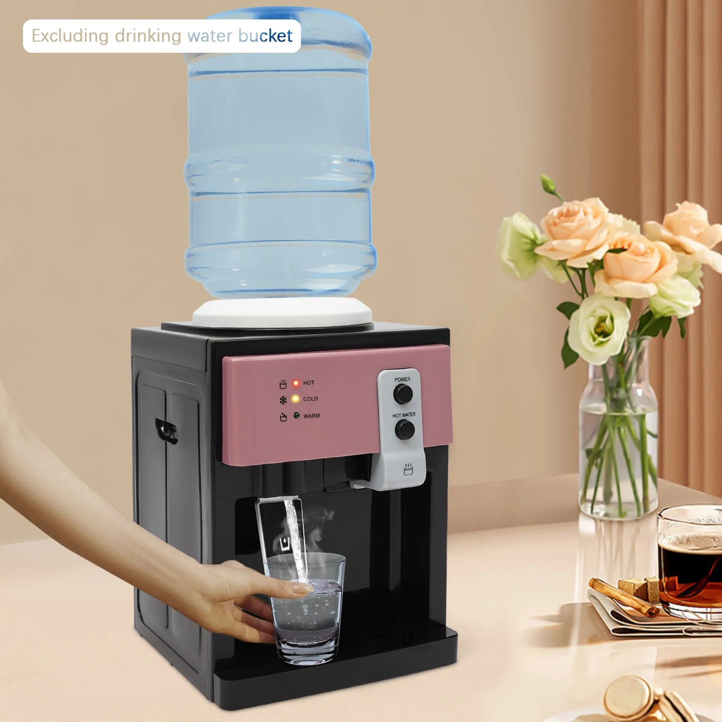 HS-09 Hot/Cold Desktop Electric Water Dispense Water Detachable Design Cooler Dispenser Water Cooler for Home Office