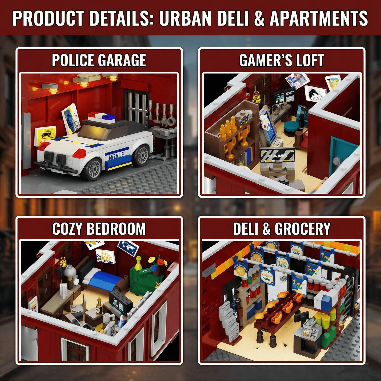 Movie Hero Architecture Series Building Sets Film Architecture Modular Building Block Assembly Model Adult Toy Collectible Gifts
