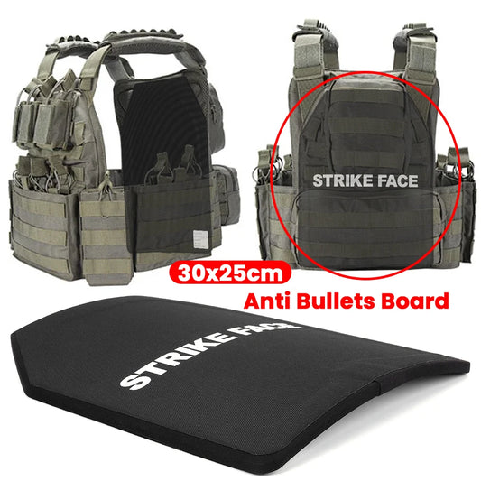 30x25cm Lightweight Bulletsproof Plug PE IIIA Bullets-Proof Plate Anti Bullets Board Safety Vest Ballistic Body Armour Board