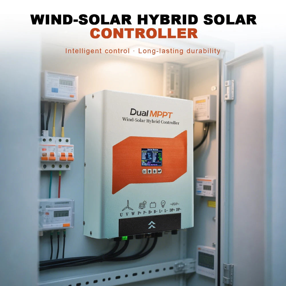 5000W 10000W Vertical Wind Turbine  12V/24V/48V Low Noise Free MPPT Controller Duty-Free Delivery In Poland