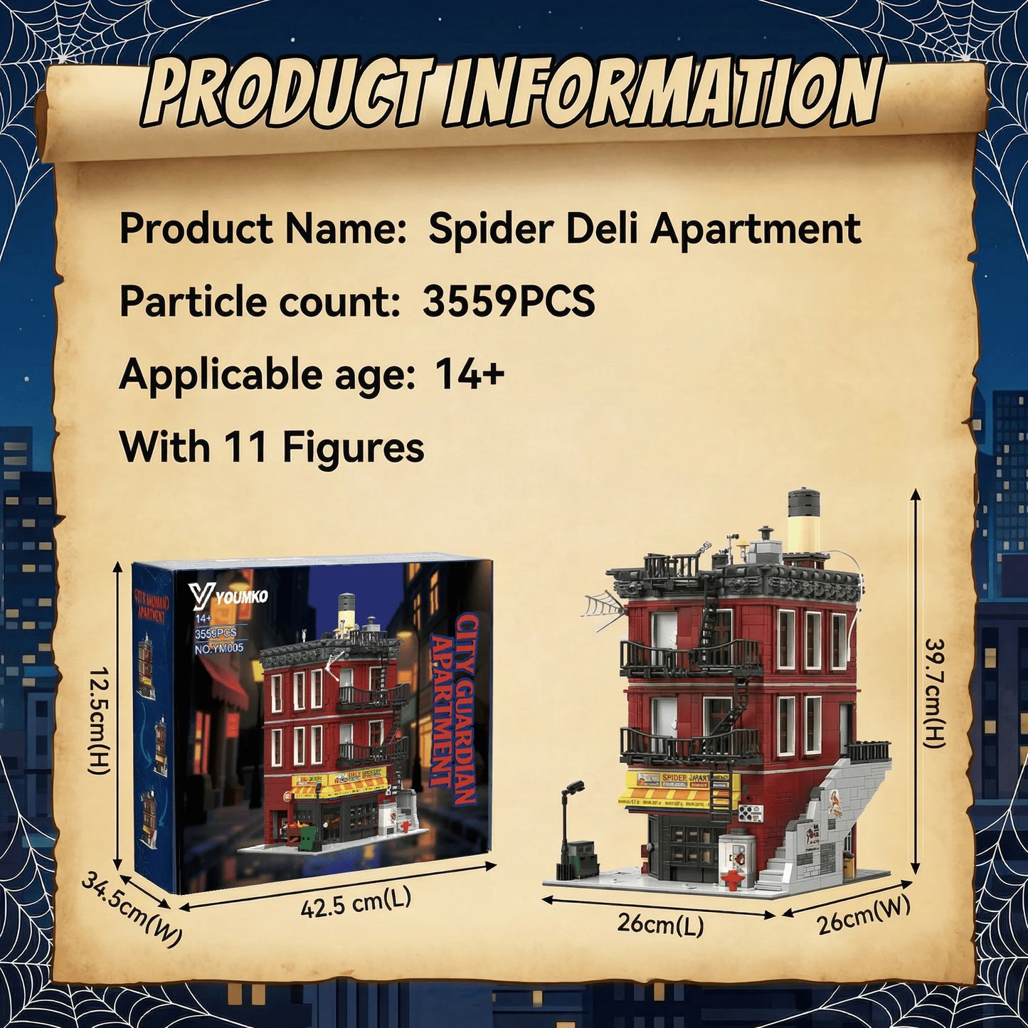 Movie Hero Architecture Series Building Sets Film Architecture Modular Building Block Assembly Model Adult Toy Collectible Gifts