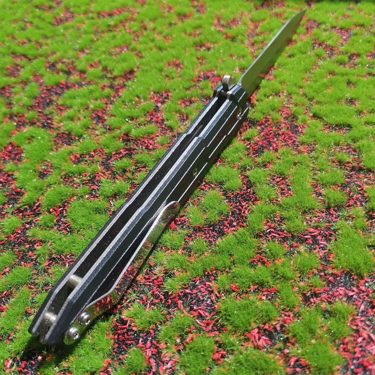 Stainless Steel Folding Survival Knife For Outdoor Adventures