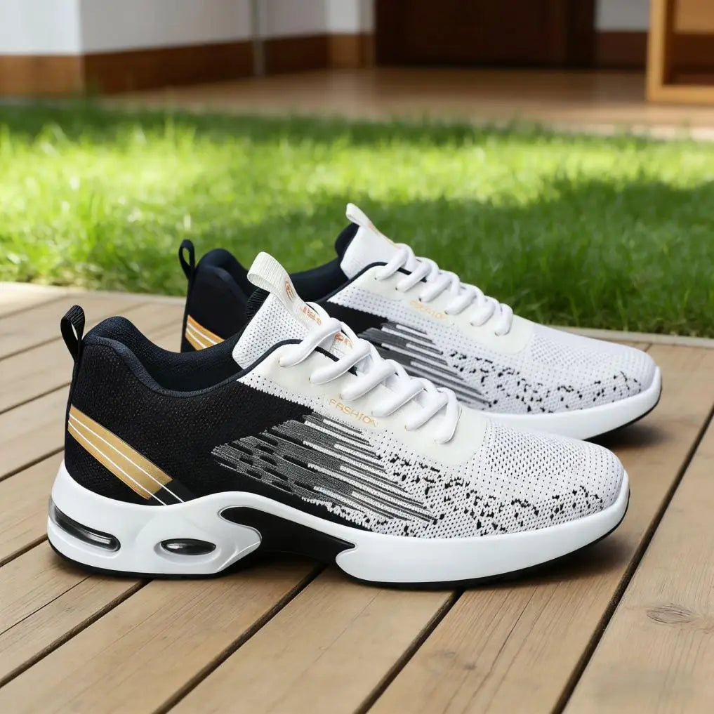 Men's Fashionable Running Shoes Breathable Mesh Air Cushion Support for Gym And Daily Wear