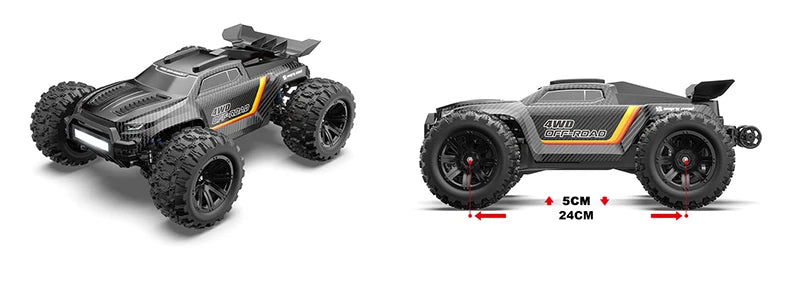 Rc Car 4x4 Rc Toys Rc Offroad 58 KM/H Truck RC 4WD Electric 3S High-Speed Brushless Control Car For Adult Shipping From US HYPER GO MJX 12212 1:12