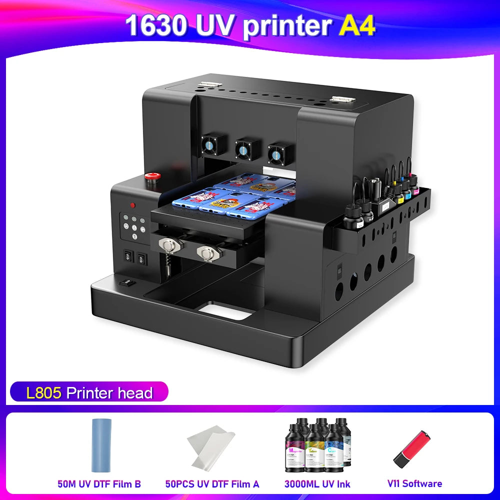 OYfame US EU Stock A3 A4 DTF Printer Impresora UV DTF A3 For Epson XP600 DTF Tshirt Printing Machine A3 For L805 UV DTF Printer