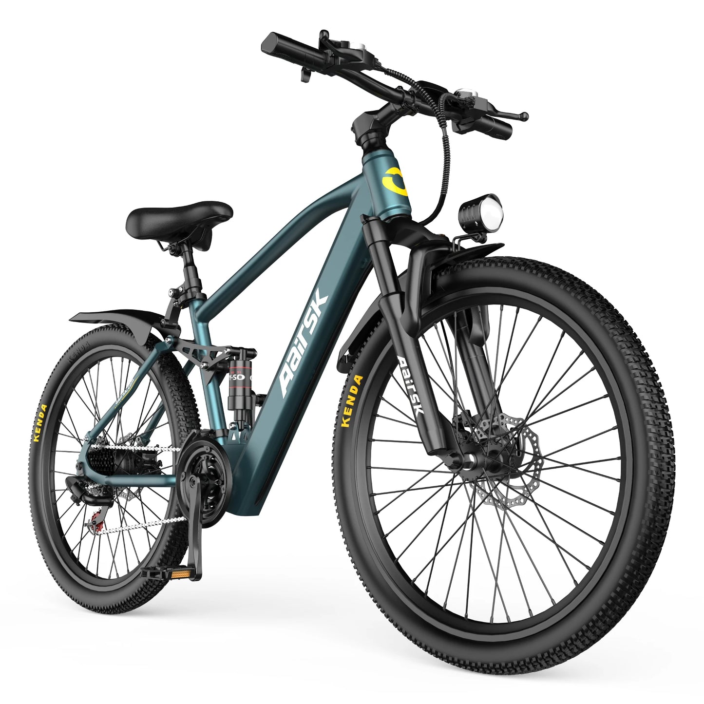 Electric Bike for Adults 1500W Peak Motor 34MPH Fast Speed 48V 15Ah Battery 26" Fat Tire Mountain Ebike 390lbs Max Load Aluminum
