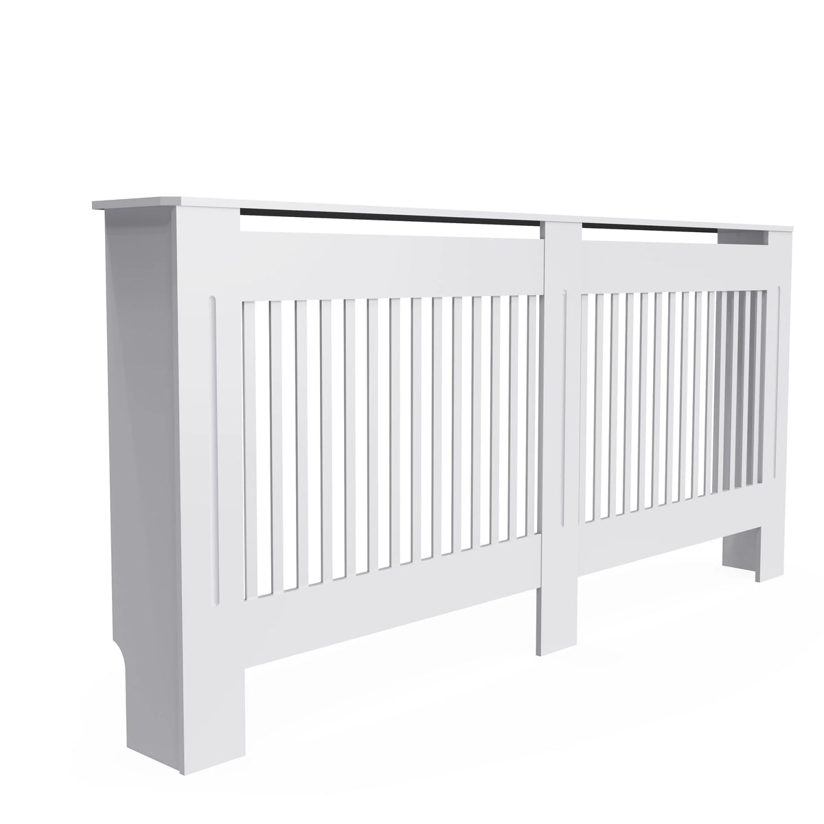 Modern MDF Wood Radiator Cover Cabinet With Ventilated Grill Shelf