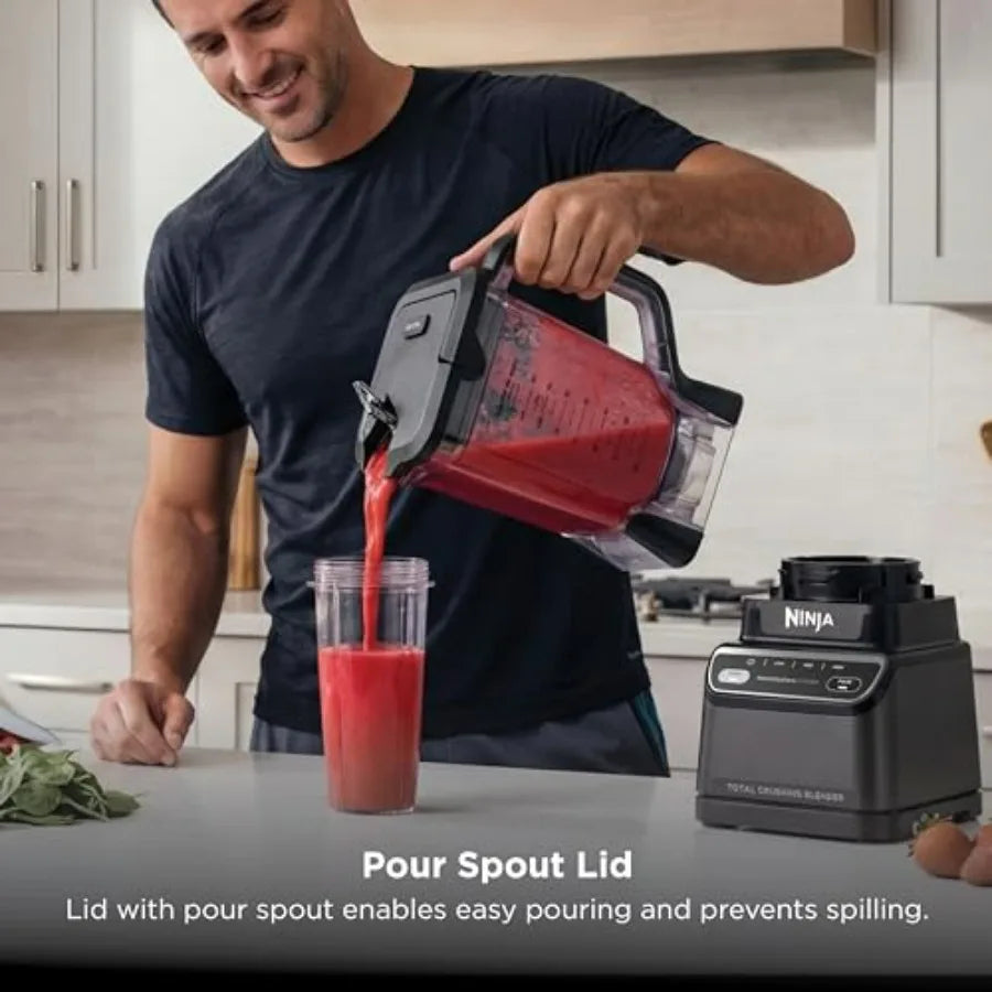 Professional Blender 2.0 | Milkshake Maker, Beverage Blender, Grinder, Ice Crusher | All-in-one ice crushing technology, Auto-iQ automatic intelligent program, 1200 watts power, extra-large 72 ounce blending cup