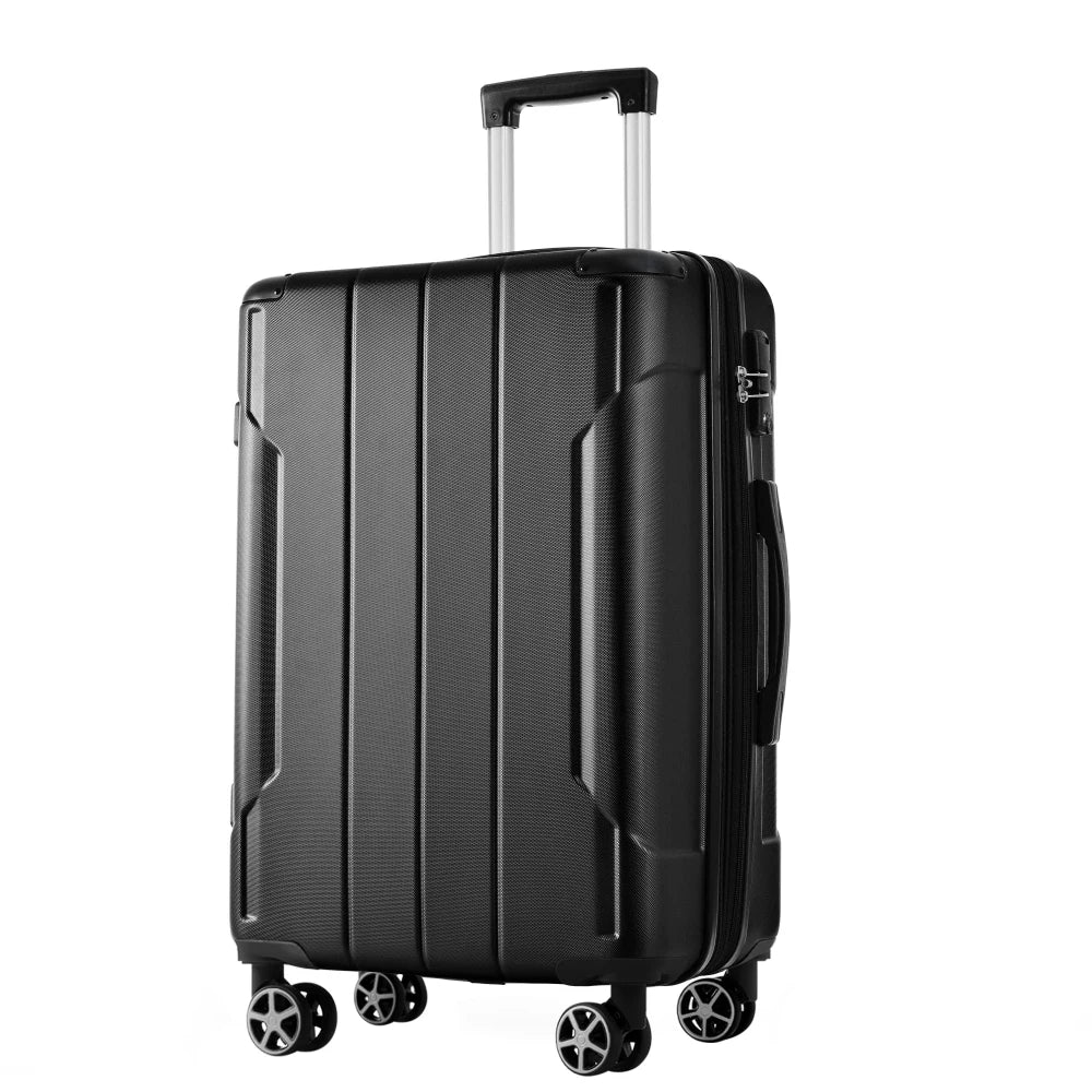 Luggage Set 3 Pcs Hardshell Suitcases, TSA Lock, Lightweight Travel Luggage 20" Carry on 24" 28" Checked for Family Trips