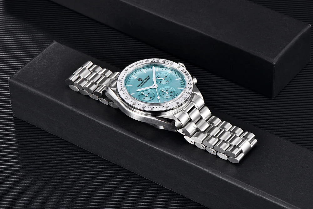 PAGANI DESIGN 1701 Moon Men's Watches Luxury Chronograph Quartz Watch For Men AR Sapphire Glass 100M Waterproof Wristwatch 2026
