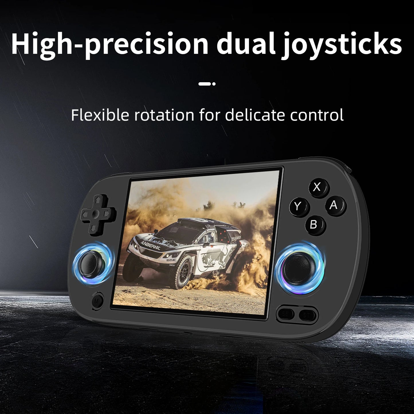 ANBERNIC RG40XX H Handheld Game Console 4'' Screen Linux System Joystick RGB Lighting Effect RG40XXH Video Player Trimui Console