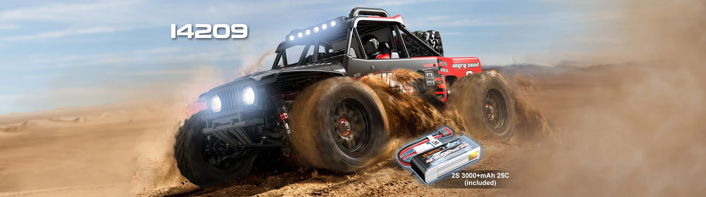 MJX 14209 1/14 RC Car Hyper Go 75km/h Brushless 2.4G Remote Control 4WD Off-road Racing RC Truck Hobby RC Toy Gift