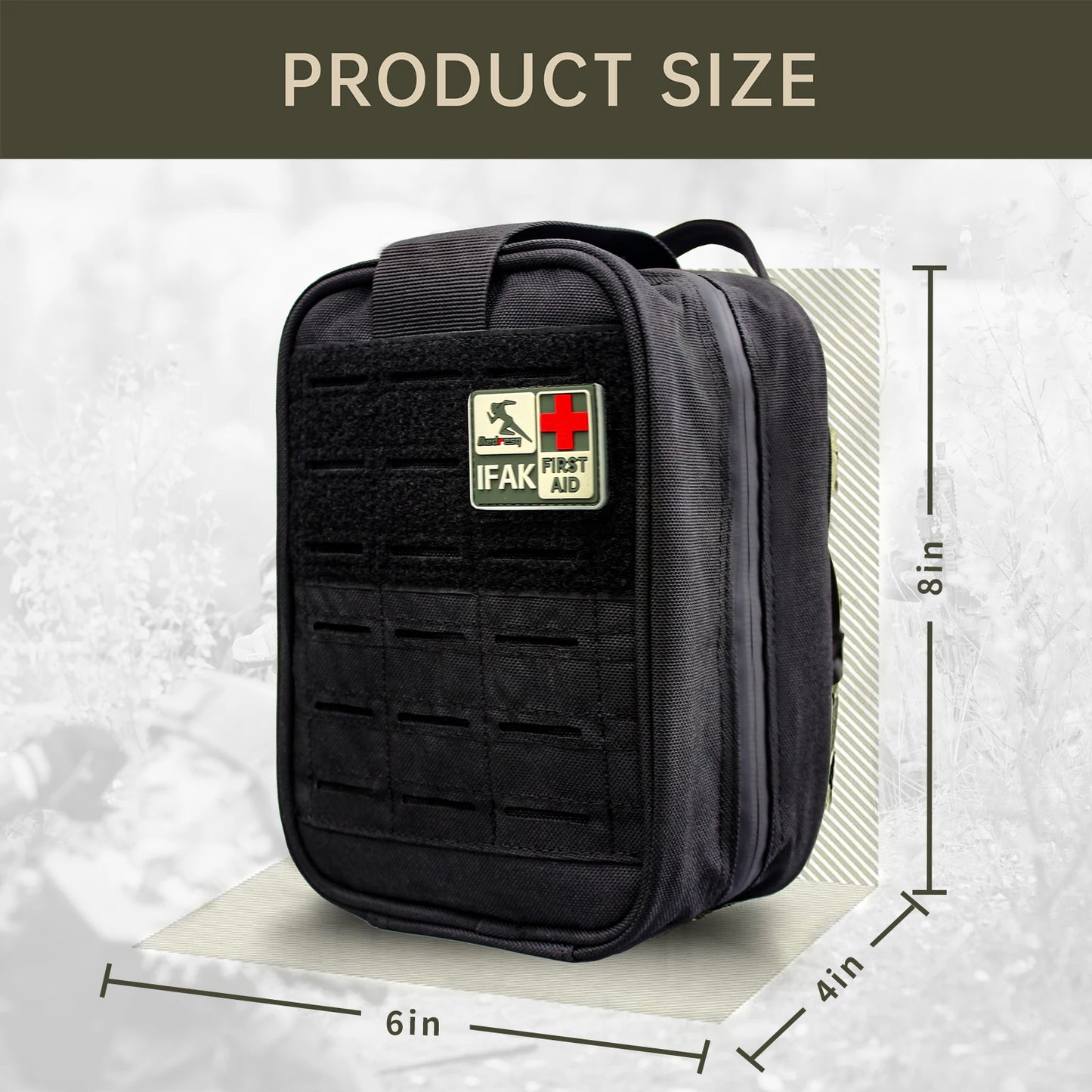 Medresq IFAK First Aid Kit – Emergency Bleeding Control & Survival Gear for Car, Home, Travel, Camping, Hiking & Outdoor