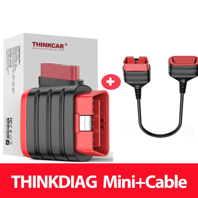 THINKCAR THINKDIAG Mini OBD2 Scanner Lifetime Free Update for All Cars Full System Diagnostic Scan Tool for iOS and Android