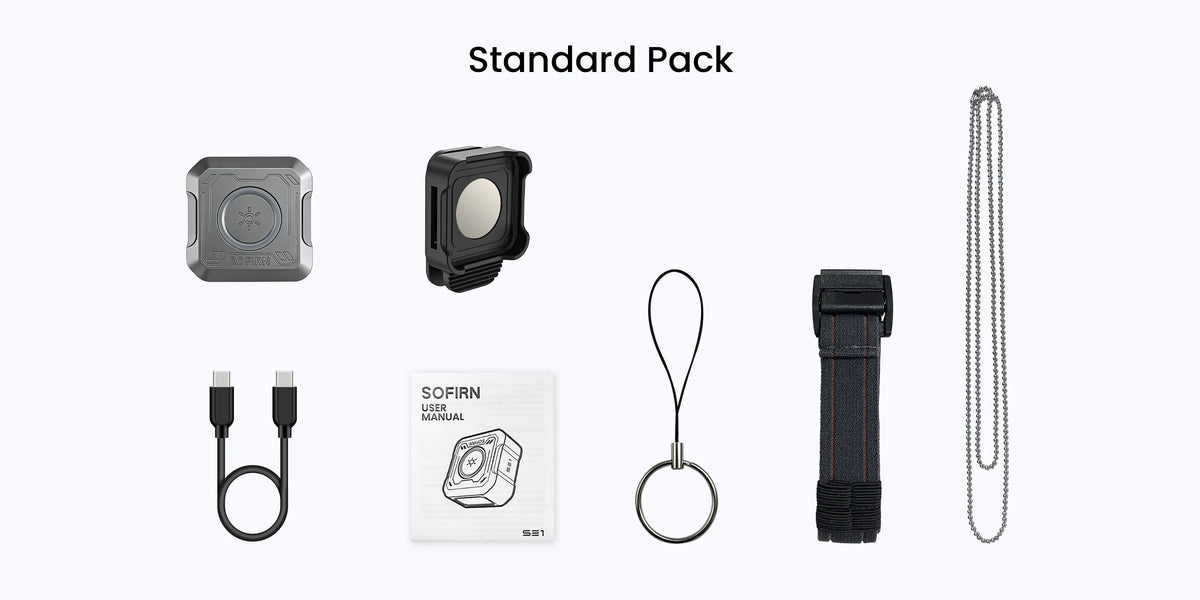 SOFIRN Mini EDC SE1 300LM Pocket Flashlight RGB Signal Ring with UV Light and Magnetic for Night Run Door Check