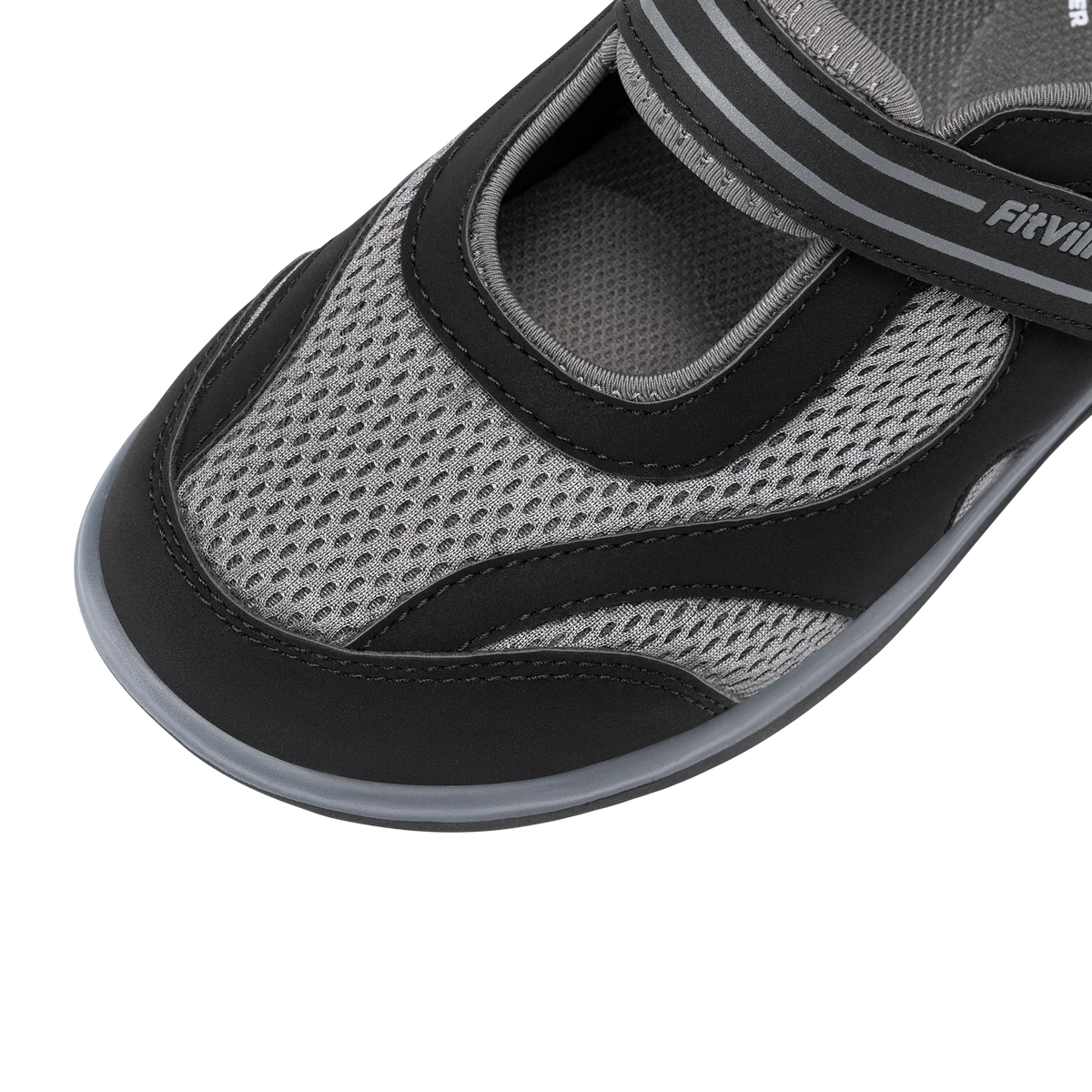 Fitville Women's Sandals Mary Jane Casual Shoes Widened Toe For Swollen Feet Lightweight Breathable Outdoor Elderly Shoes Sandal