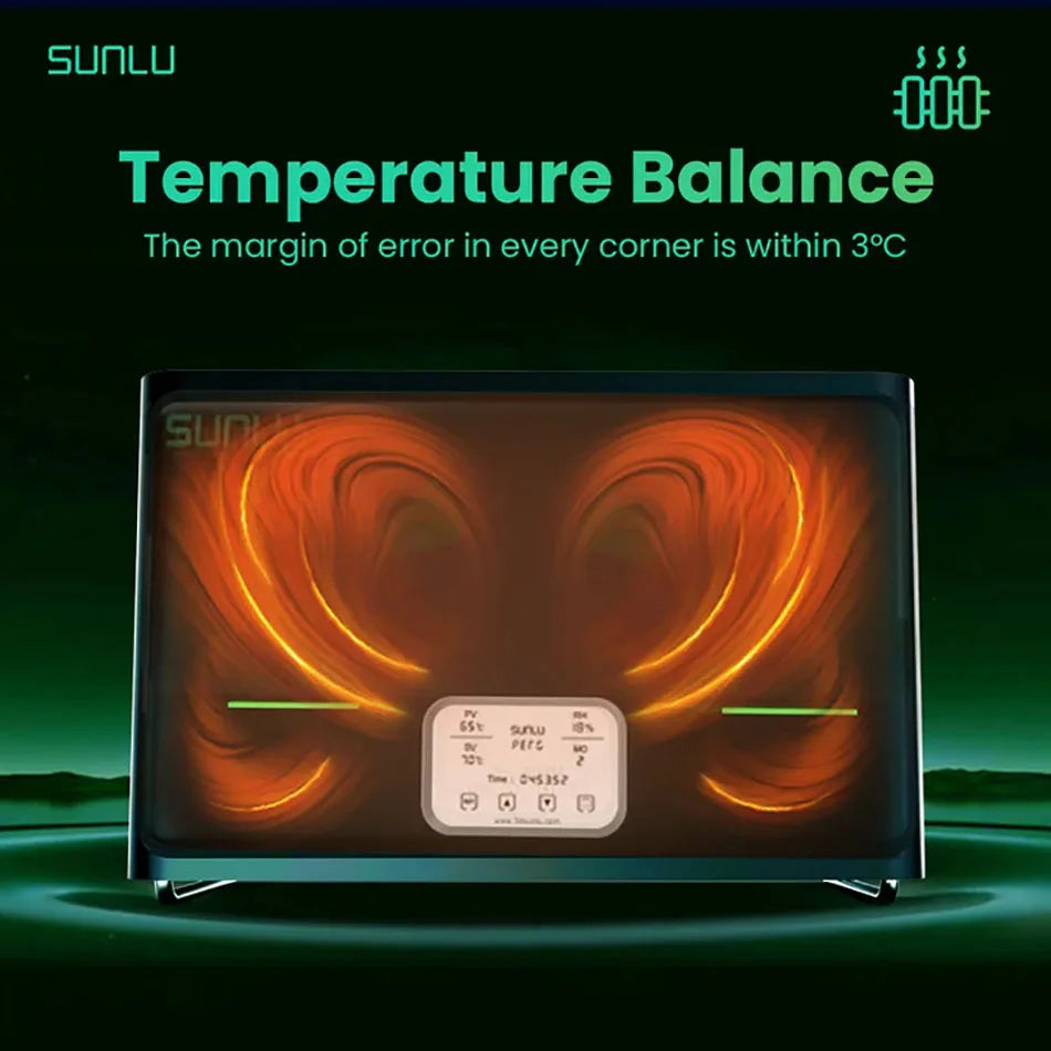 SUNLU S4 3D Filament Dryer Support PLA PETG PLA + 4 Rolls 1KG 1.75/2.85/3MM Filament Gear Easy Operation Free And Fast Shipping