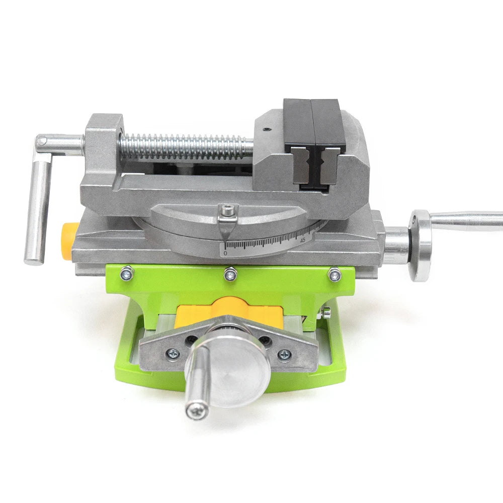 ALLSOME 2 in 1 Milling Drilling Precision Vise Swivel Base Table Aluminium Alloy Compound Worktable