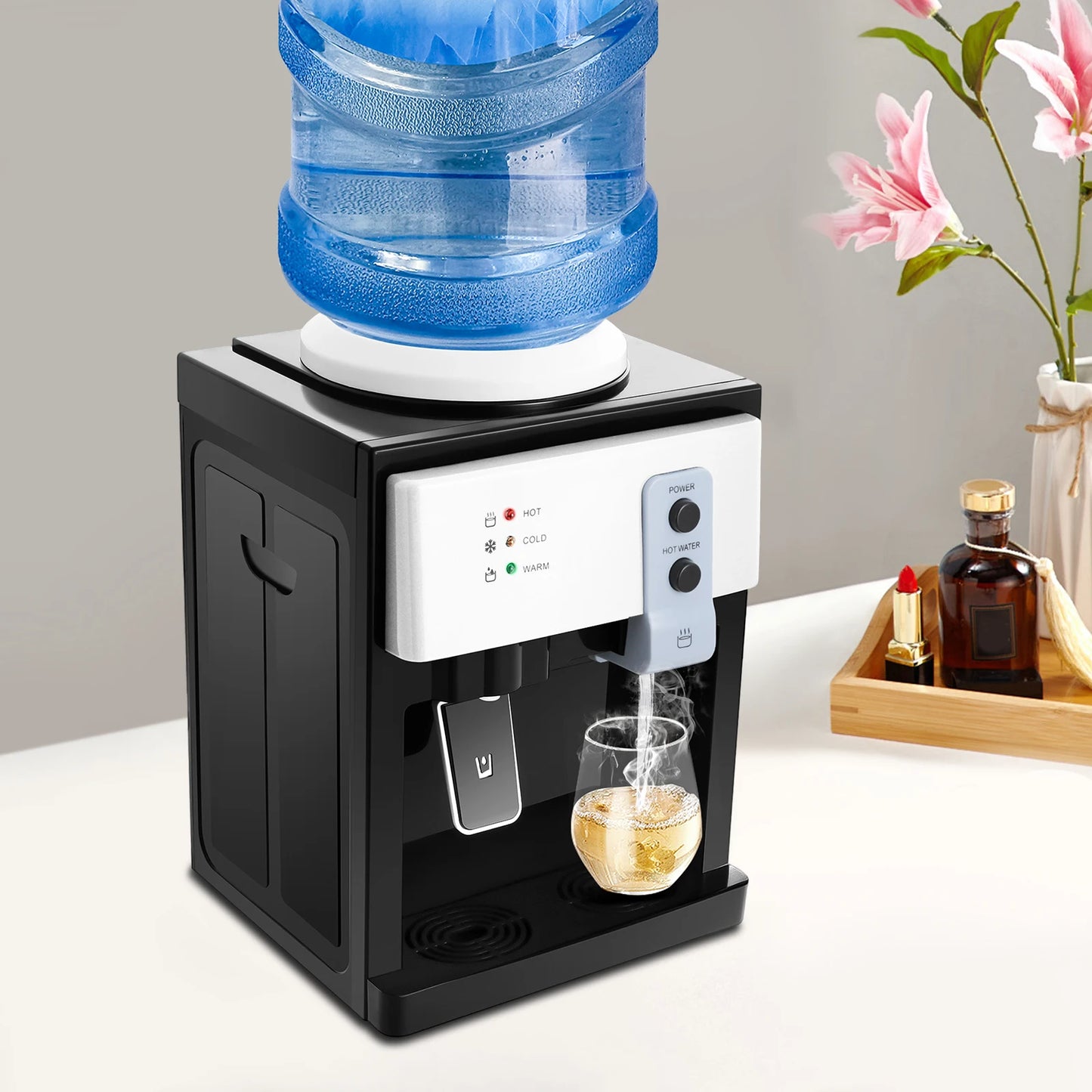 HS-09 Hot/Cold Desktop Electric Water Dispense Water Detachable Design Cooler Dispenser Water Cooler for Home Office