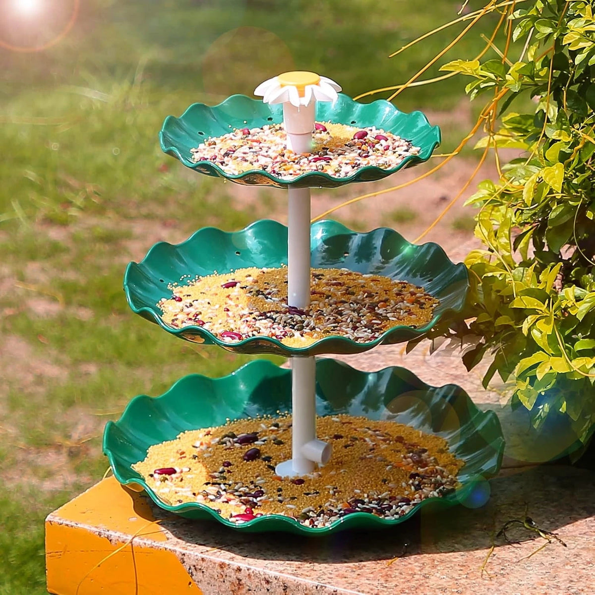 Solar Fountain 3.5W Solar Bird Bath Water Fountain, Detachable DIY Water Landscaping Bird Feeder Fountain for Bird Bath/Garden/Fish Tank