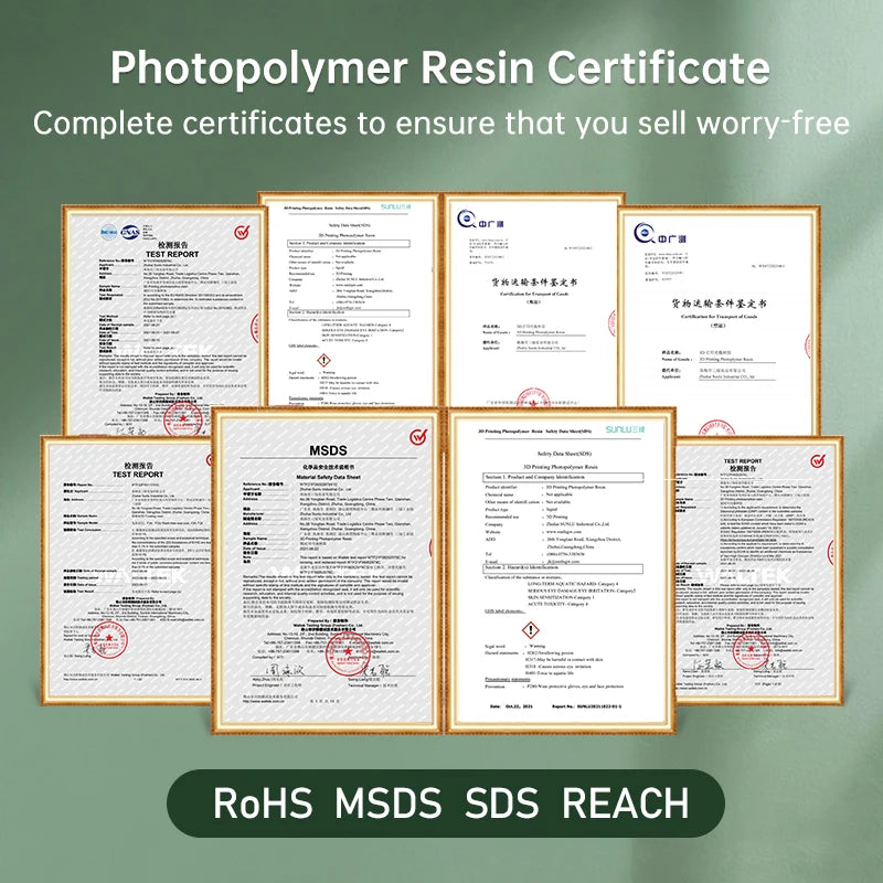 SUNLU UV ABS Like Resin 405nm 10KG Low Odor And Low Shrinkage For LCD 3D Printer Printing Material 3D Printing Fast  Shipping