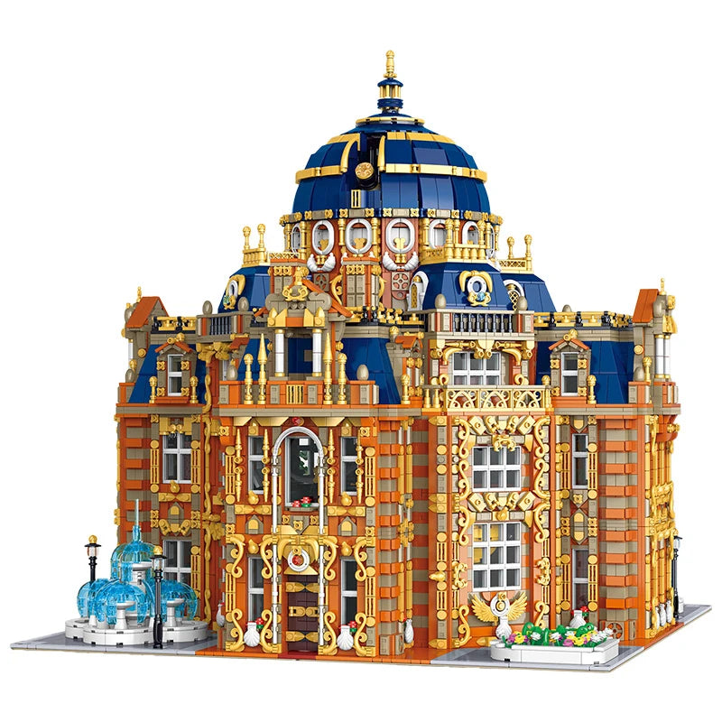 14133PCS Astronomy Museum Building Blocks Model Creative Street View Samll Particle High Difficulty Assembly Bricks Toys Gifts
