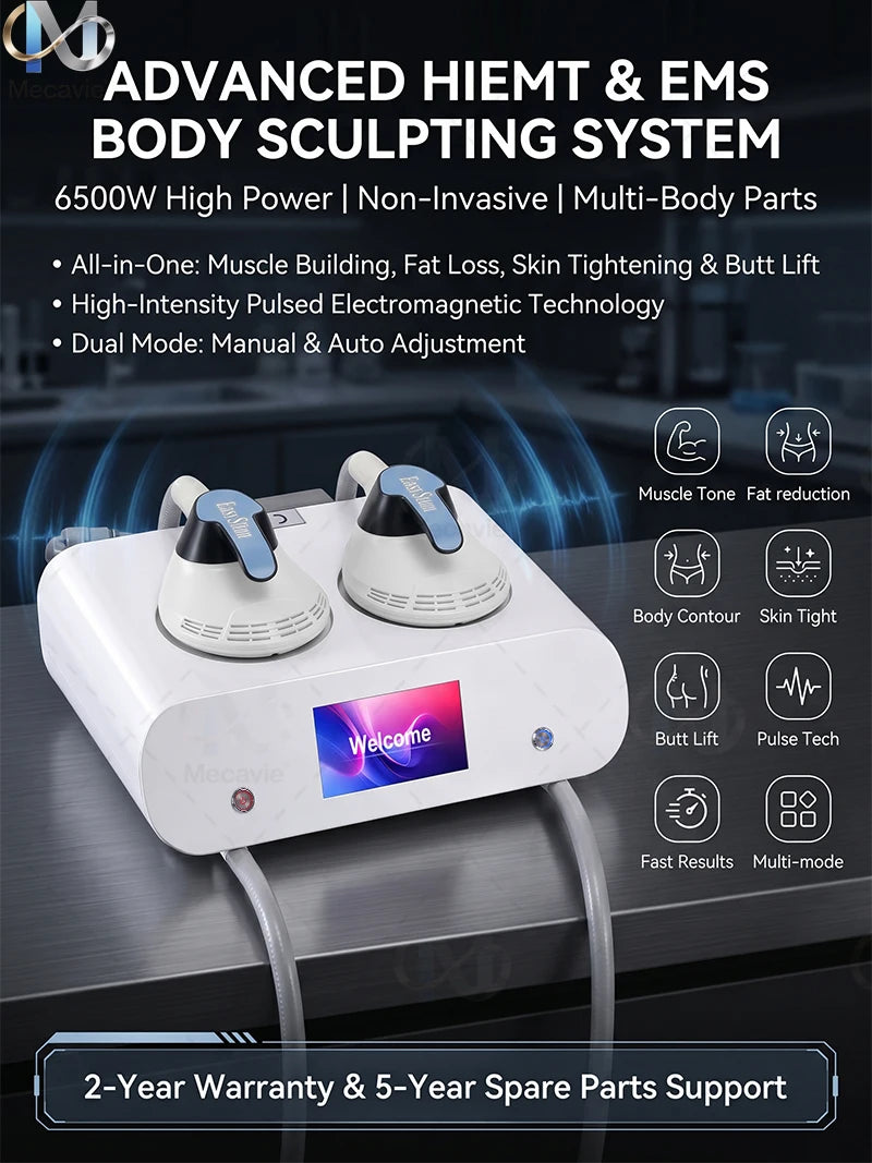 Vibration Pulse Electromagnetic Body Shaping HIEMT EMSnova RF High Intensity Professional Muscle Growth And Fat Burning Machine