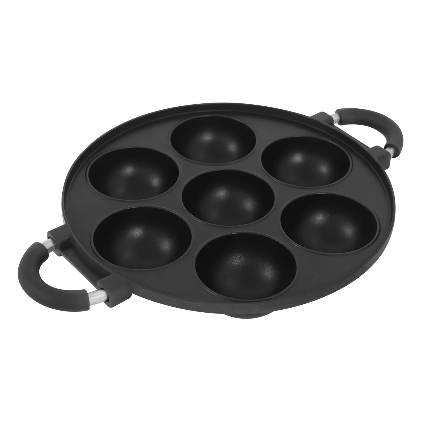 Bymaocar 7-Hole Cake Mold Pan With Handle Non-Stick