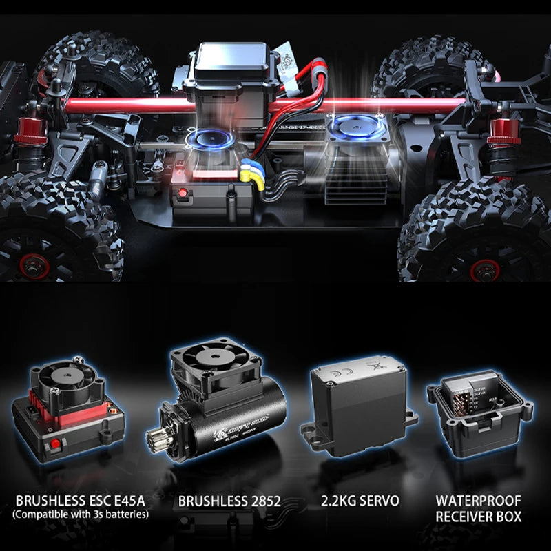 MJX 14209 1/14 RC Car Hyper Go 75km/h Brushless 2.4G Remote Control 4WD Off-road Racing RC Truck Hobby RC Toy Gift