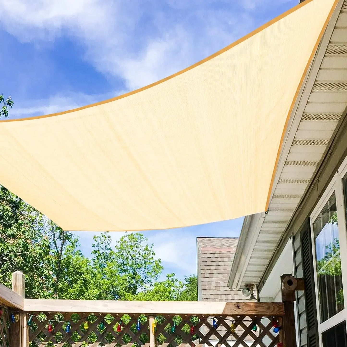 Waterproof Sun Shelter Sunshade Protection Shade Sail Awning Camping Shade Cloth Large For Outdoor Canopy Garden Patio 40%OFF
