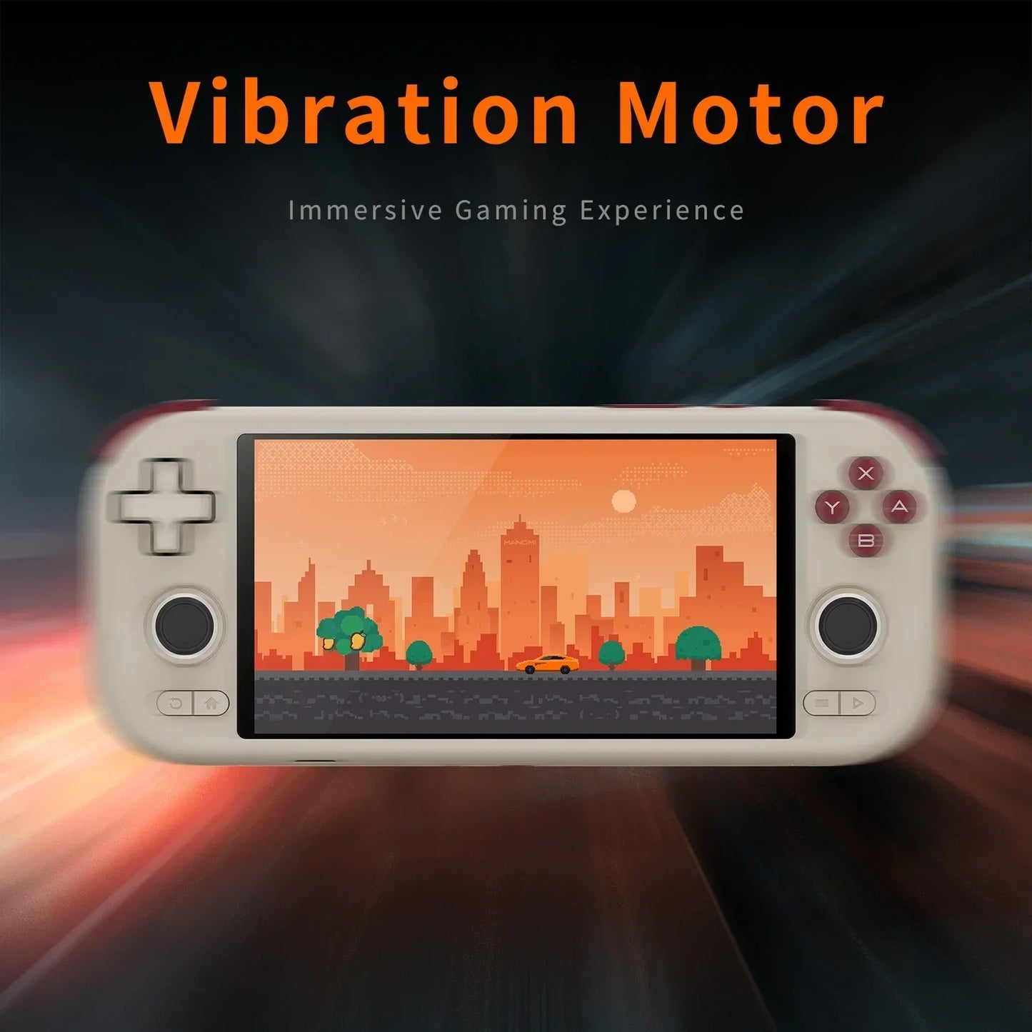 Ampown MANGMI AIR X Handheld Game Console Snapdragon 662 5.5'' Touchscreen Android 14 Active Cooling Fan 15W Fast Charging RGB