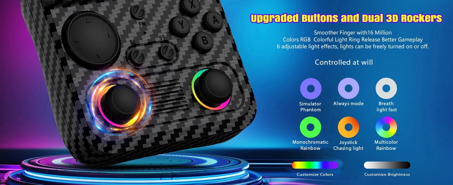 AISLPC R36T MAX Retro TV Handheld Game Console 18000+Games Wi-Fi Multiplayer 4.0" IPS Screen Portable Pocket Video Player