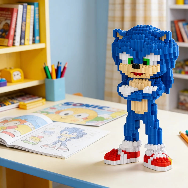 3650pcs SONIC Building Block Toy Model Children's Assembly Building Block Toy Series Granular Brick Kids Christmas Gift