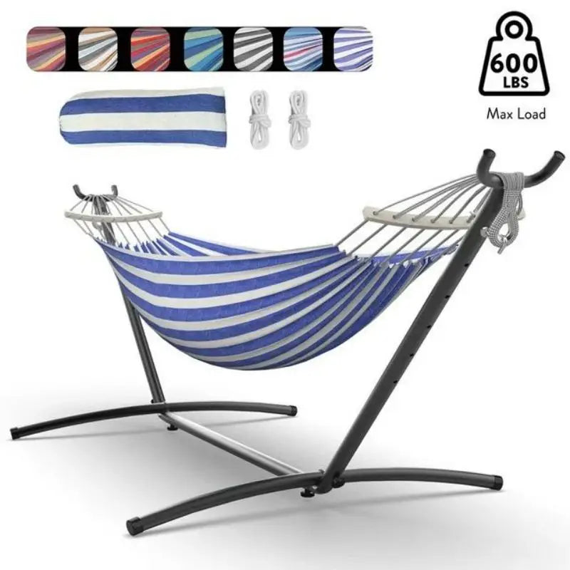 GYROOR Adjustable Outdoor Stand Hammock With Storage Bag