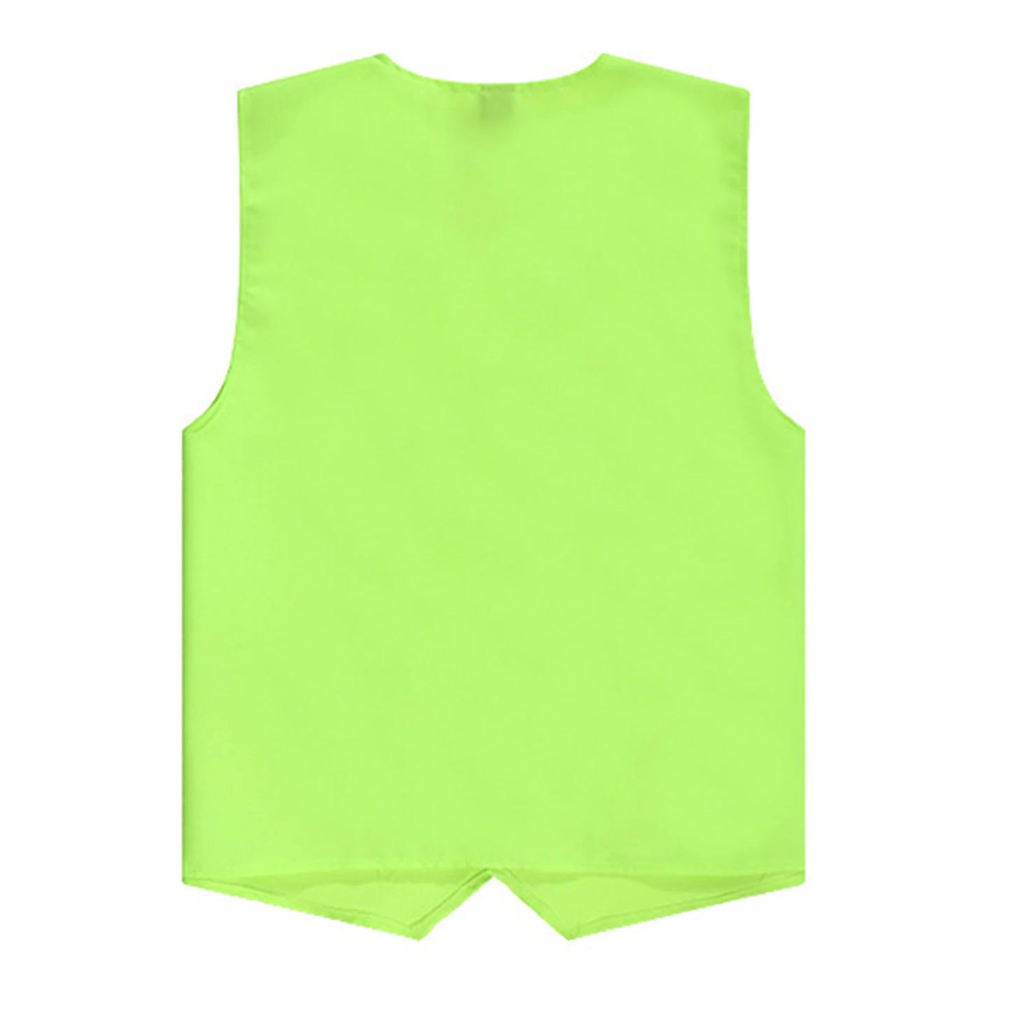 Kids Boys Girls Button Volunteer Vest Solid Color V Neck Sleeveless Waistcoat Volunteers School Camp Activities Uniform