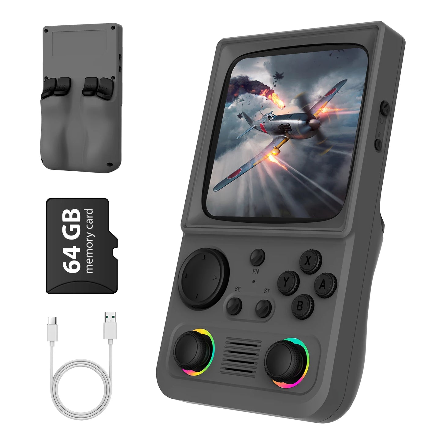 AISLPC R36T MAX Retro TV Handheld Game Console 18000+Games Wi-Fi Multiplayer 4.0" IPS Screen Portable Pocket Video Player