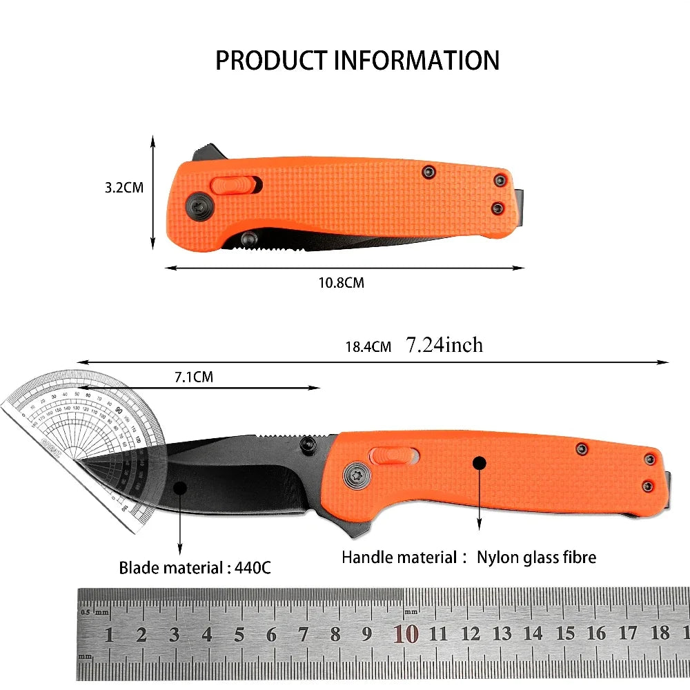 DIY Portable Folding Knife For Outdoor Camping And Hiking