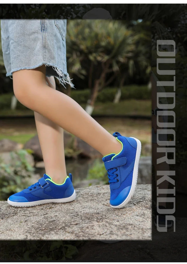 Little Big Kid Wide Barefoot Shoes Boys Girls Minimalist Sneakers Lightweight Non Slip Narutal Children Walking Shoes Skate Flat