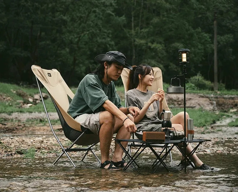 Naturehike Ultralight Folding Chair L04 150kg Load Capacity for Fishing Picnic Outdoor Hiking Moon Chair Portable Relax Chair