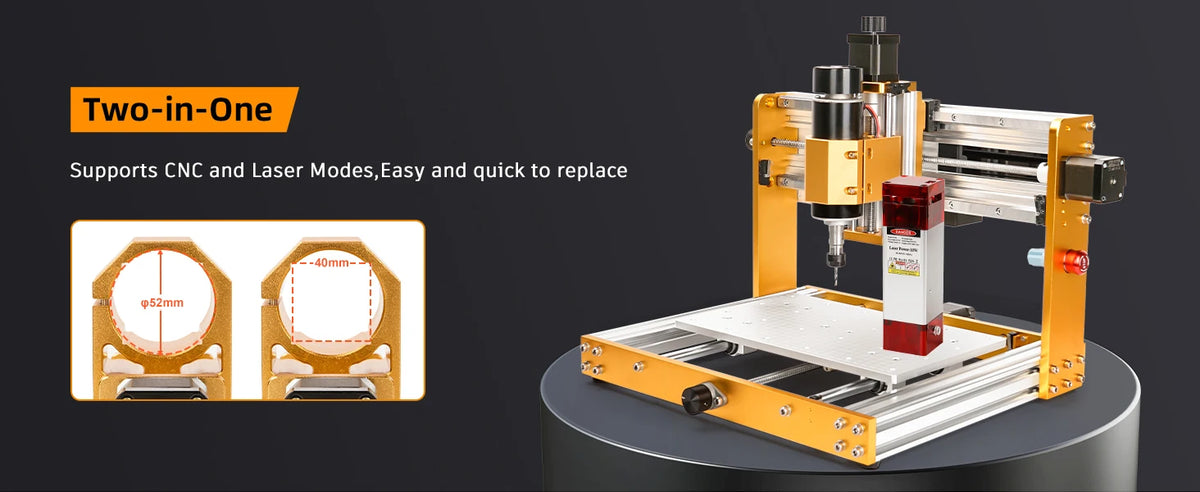 CNC Router Machine 3018Pro Ultra with 500W Spindle for Wood Metal Acrylic MDF Carving , 3 Axis Milling Cutting Machine