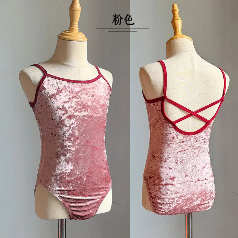 Girl's Gymnastics Leotard Ballet Training Suit Kids Jumpsuits Summer Ballet Outfits Leotards for Girls Clothing Children's Sets
