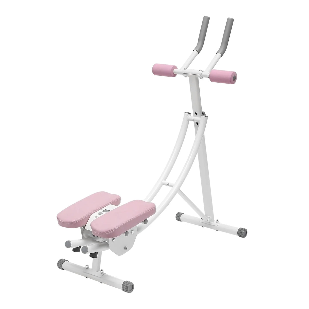 Foldable Ab Machine With LED Display Core Workout Waist Cruncher