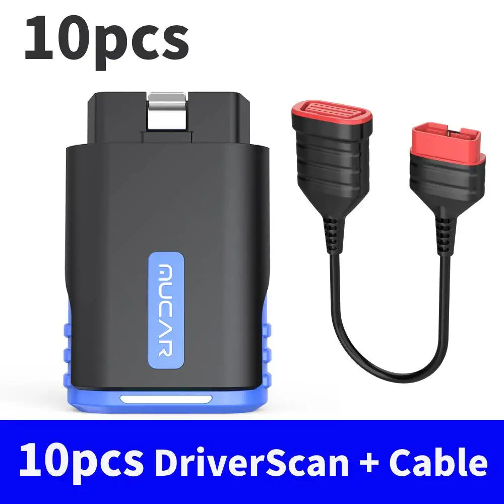 MUCAR Driverscan Automotive Diagnostic Tools Obd 2 Scanner All Cars Full System Code Reader 15 Resets Bi-Directional Scan Tool