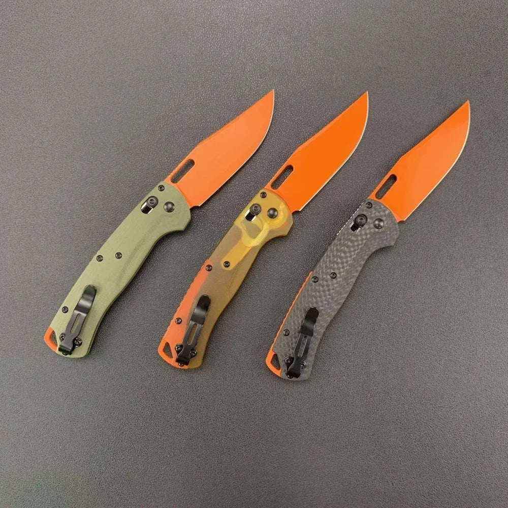 DIY 8CR18MOV Stainless Steel Folding Pocket Survival Knife For Camping