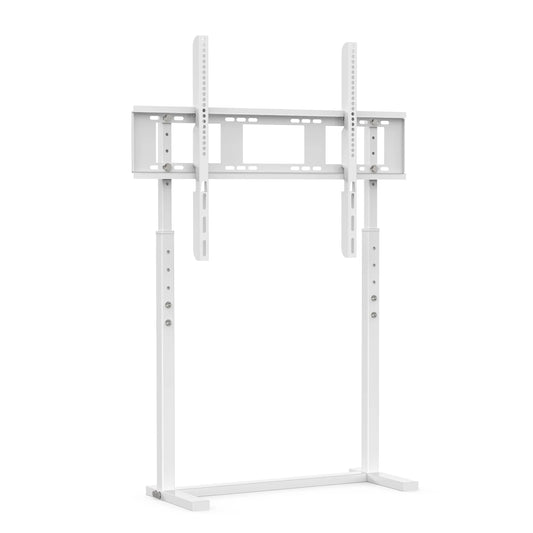 Metal Floor TV Stand Bracket Free Standing TV Mount Height Adjustable for 32-100 Inch LED LCD
