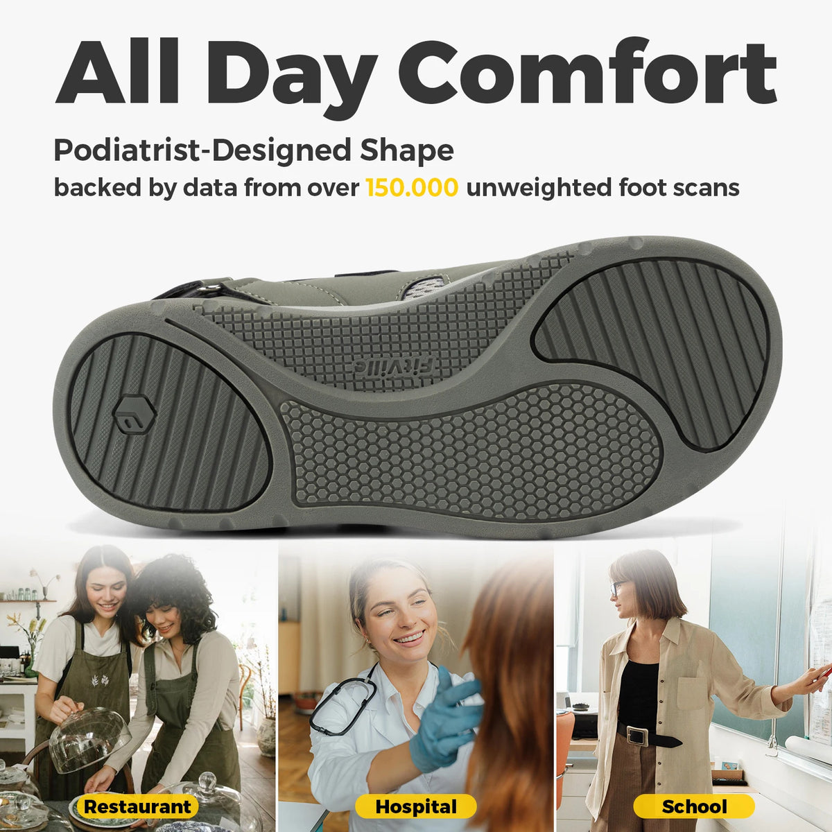 Fitville Women's Sandals Mary Jane Casual Shoes Widened Toe For Swollen Feet Lightweight Breathable Outdoor Elderly Shoes Sandal