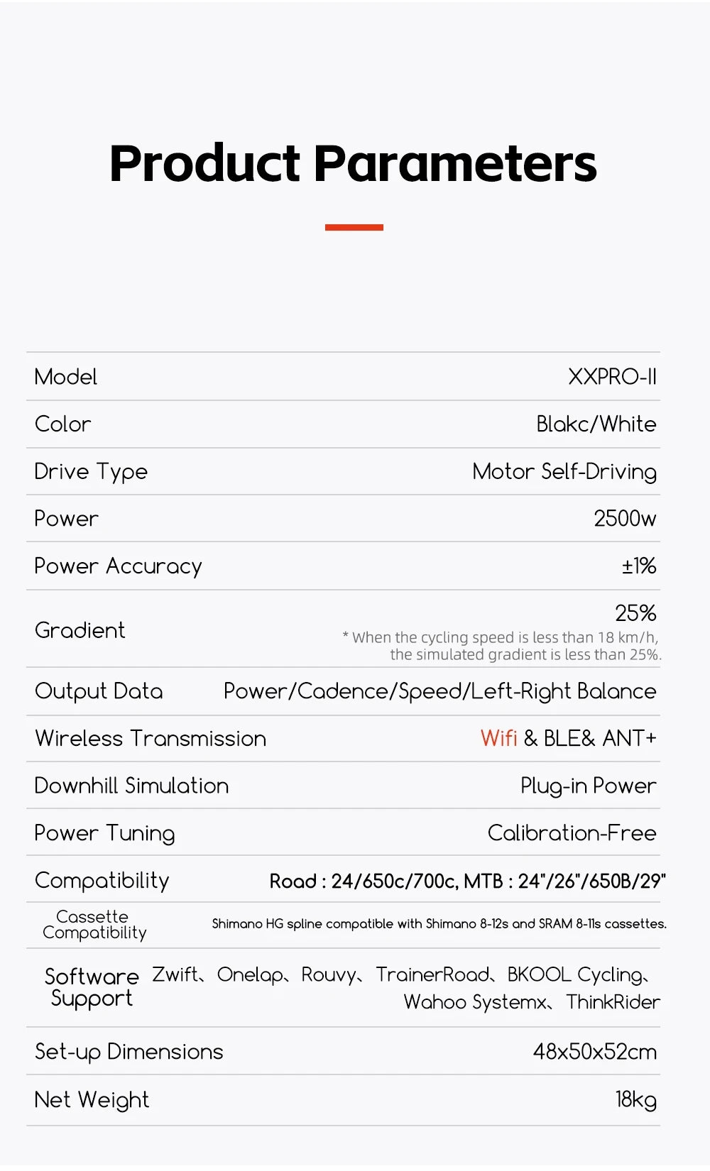 ThinkRider XXPRO Direct Drive Smart Bike Trainer Max 2500W Indoor Training Generate Electricity By Oneself Bicycle Roller