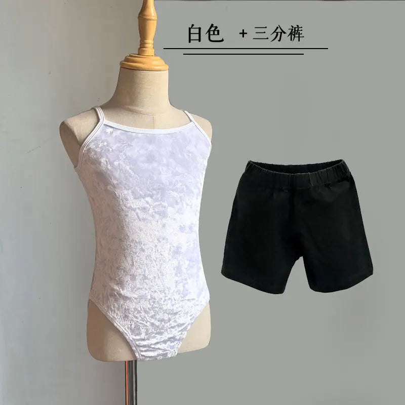 Girl's Gymnastics Leotard Ballet Training Suit Kids Jumpsuits Summer Ballet Outfits Leotards for Girls Clothing Children's Sets